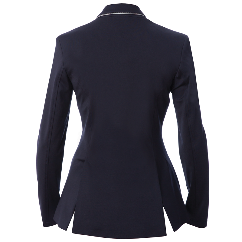 Equetech Jersey Deluxe Ladies Competition Jacket Navy-2